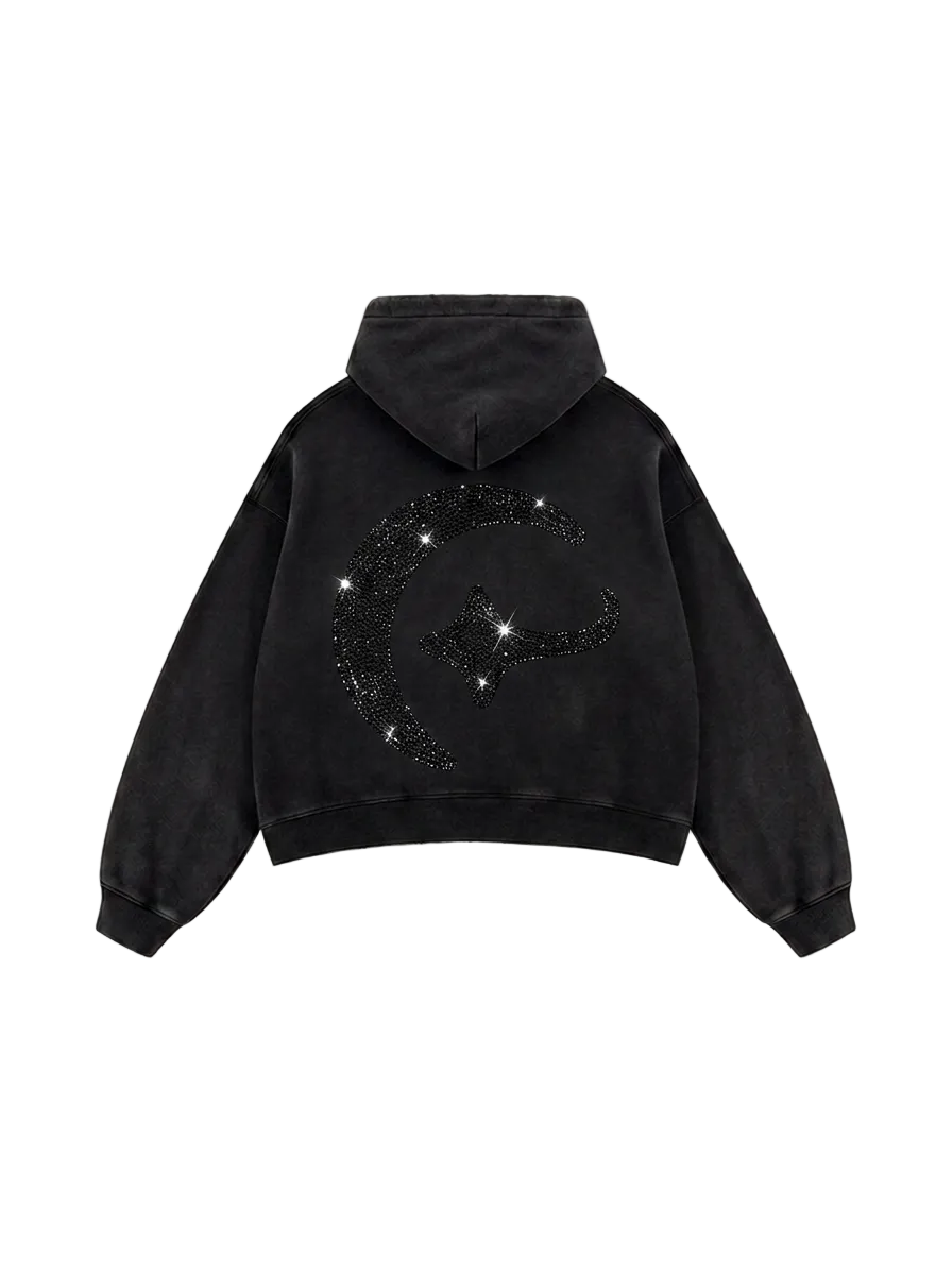 Heavyweight Rhinestone Hoodie